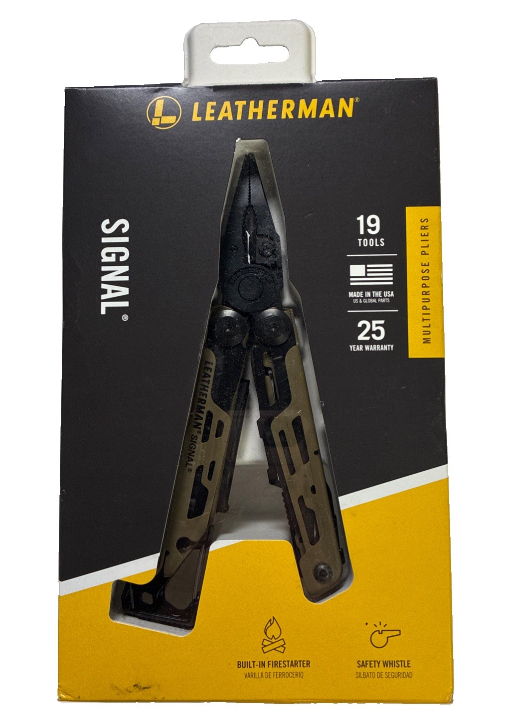 LEATHERMAN Signal 19 in 1 Multi-tool for Outdoors Camping Hiking Fishing DMG Box