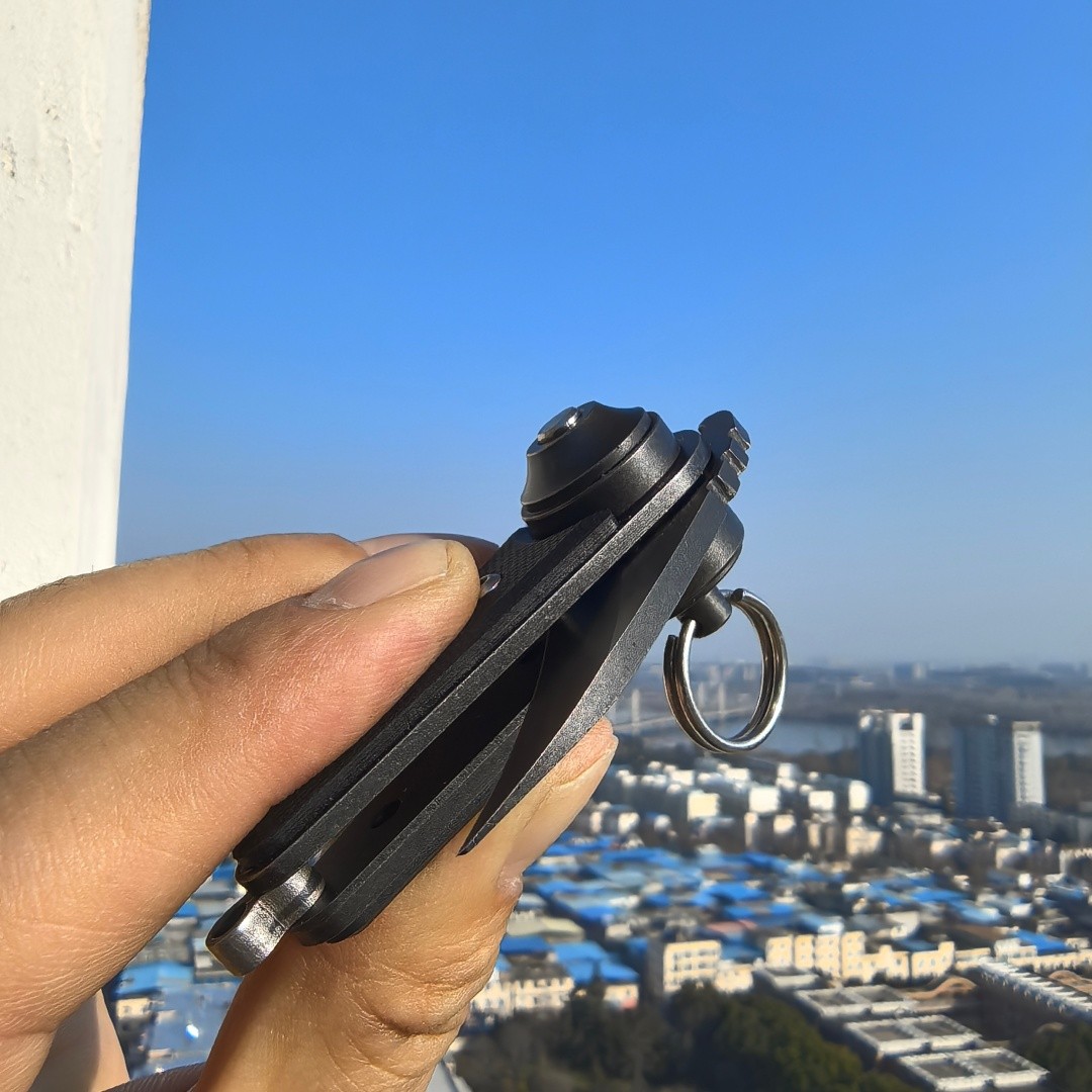 Titanium steel EDC tool, Knob, Folding