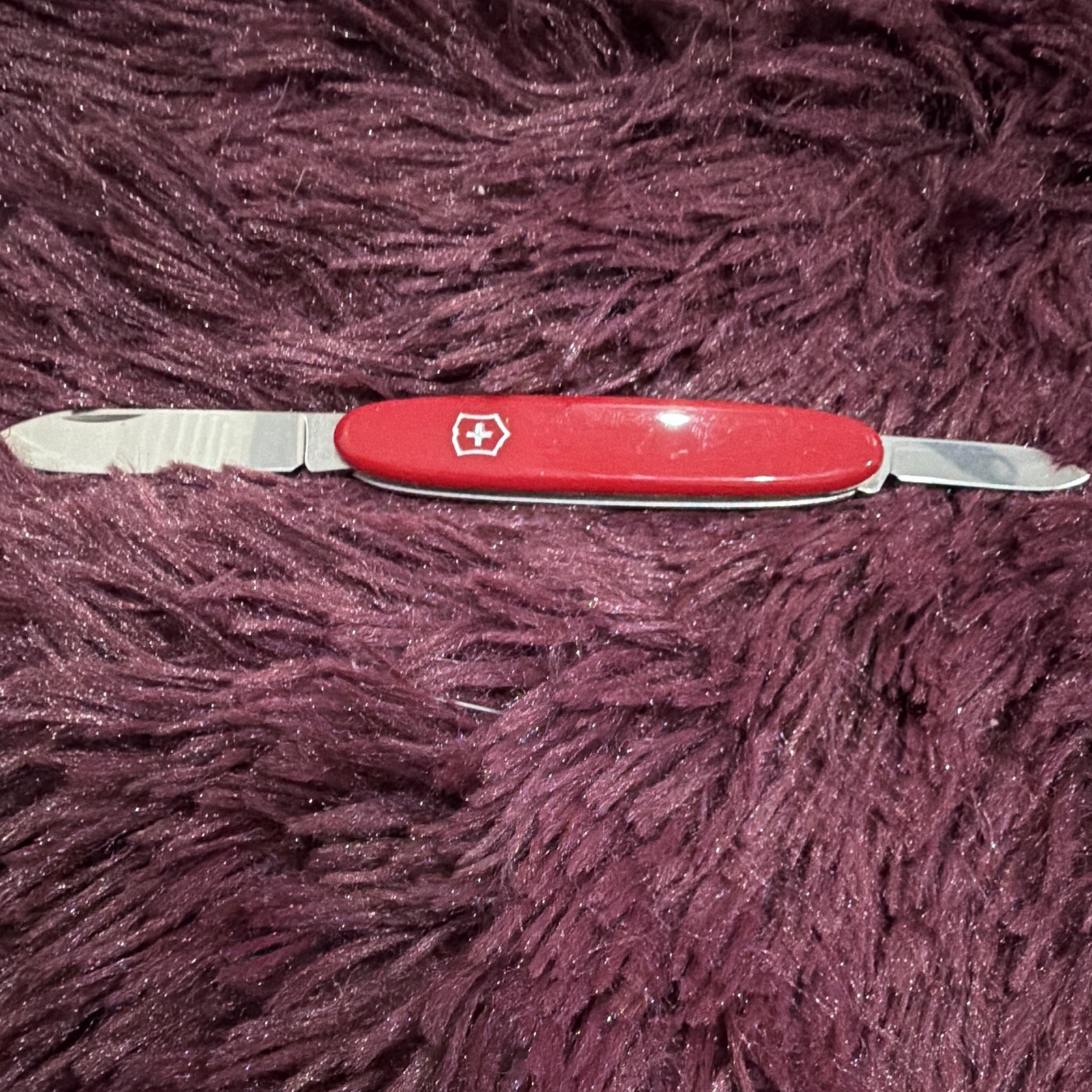 Victorinox Executive Red Swiss Army Multi-Tool Knife/Nail File 3in Keyring