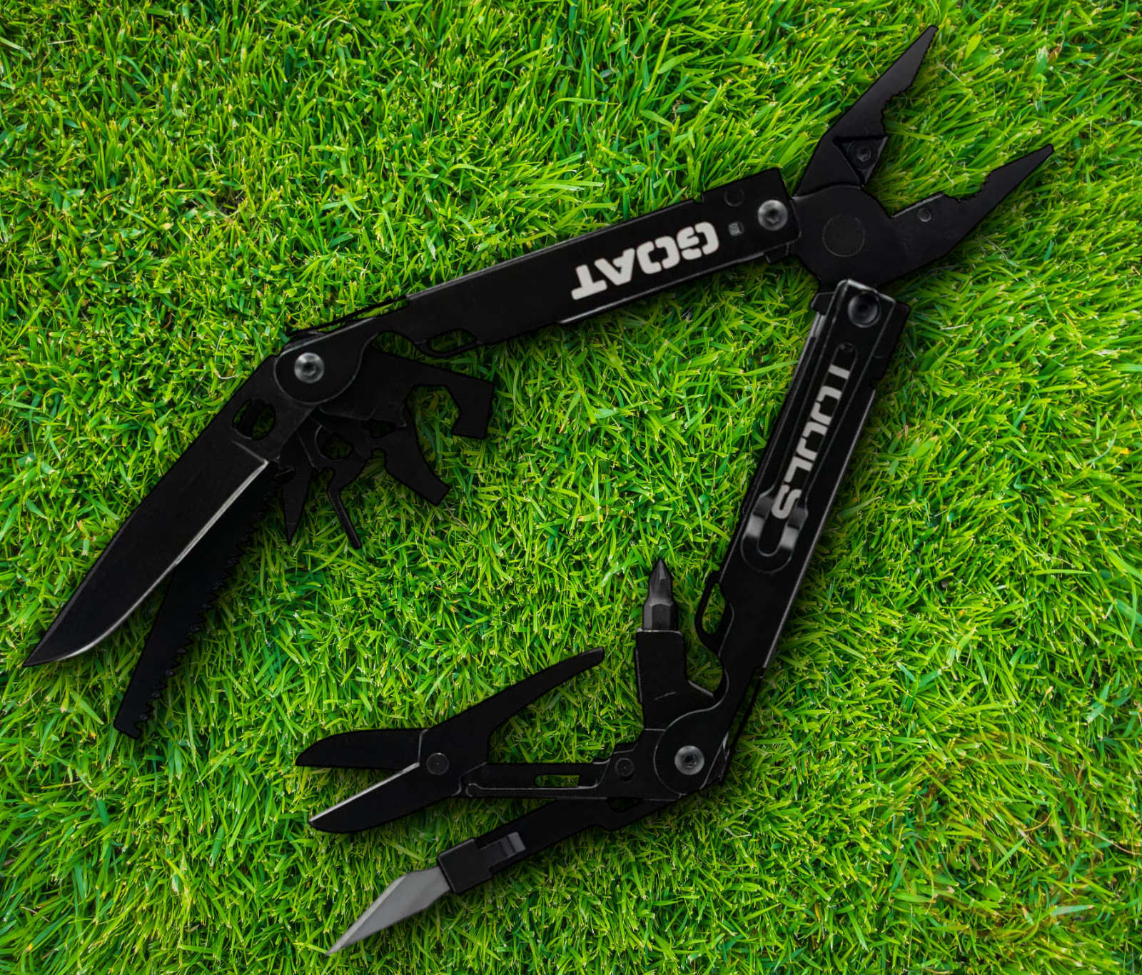 Goat Tools Multitool Black Integrated Essentials Universal Bit Driver Hot-Swap