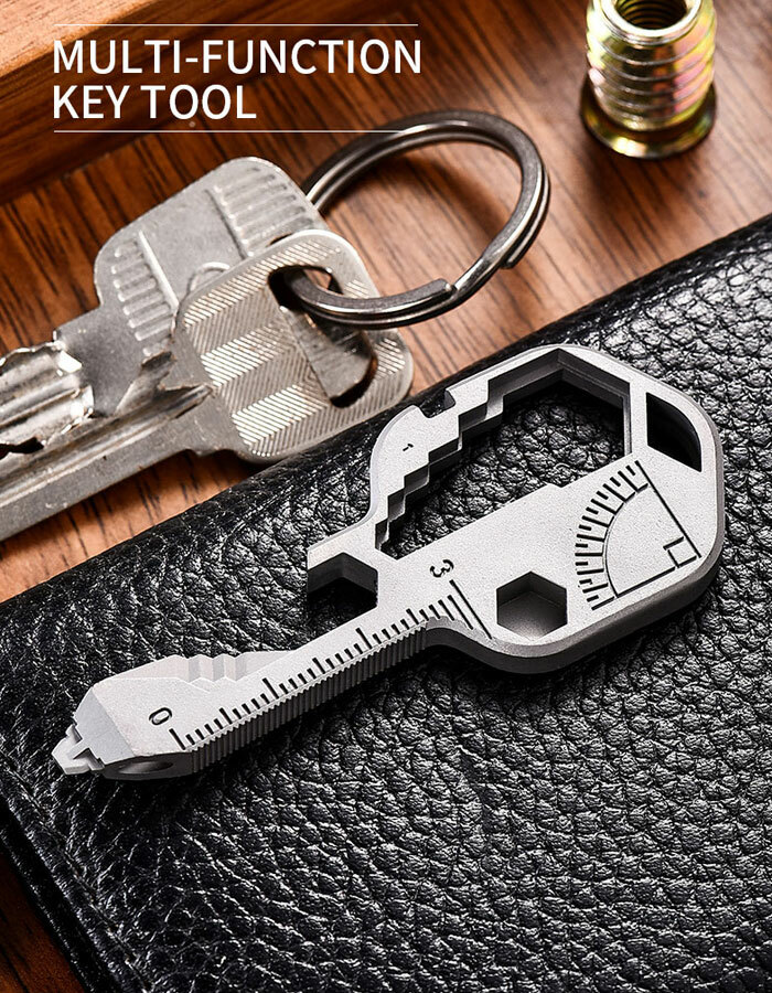 Outdoor Portable Multifunctional Key Tool Gadget Combination Card Camping EDC