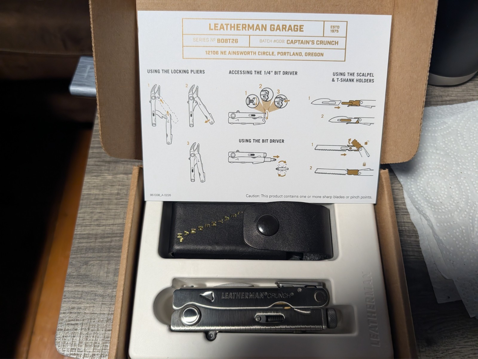 Leatherman Garage Batch #008 Captain’s Crunch Final Run Multitool Vise Grip