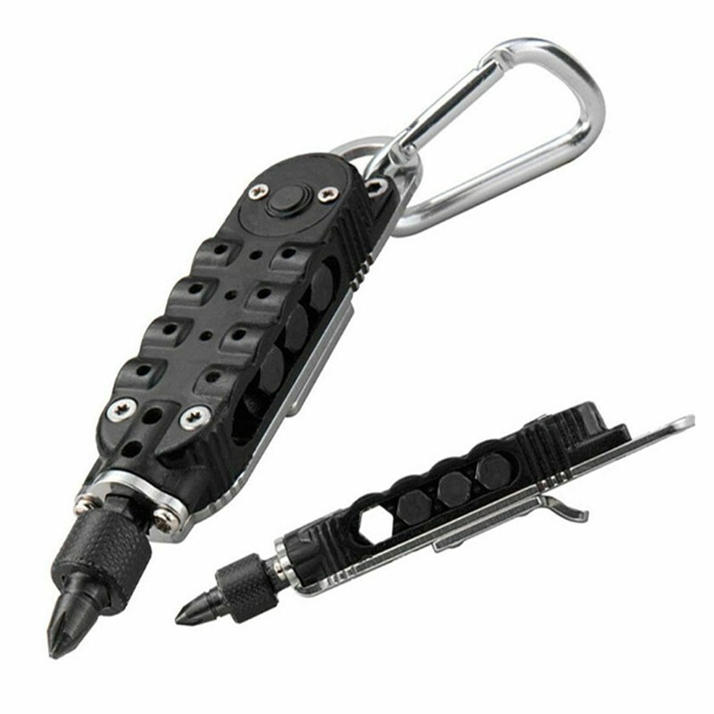 Handy Pocket Toolkit Multifunctional Screwdriver with Led Light & Bottle Opener