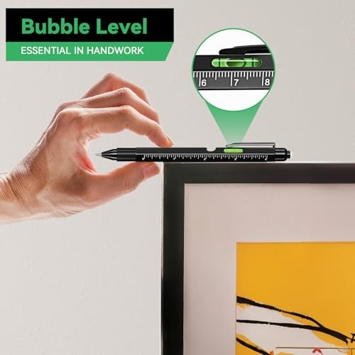 9-in-1 Multitool Pen with LED Light, Stylus, Level & Screwdriver – Perfect Gift