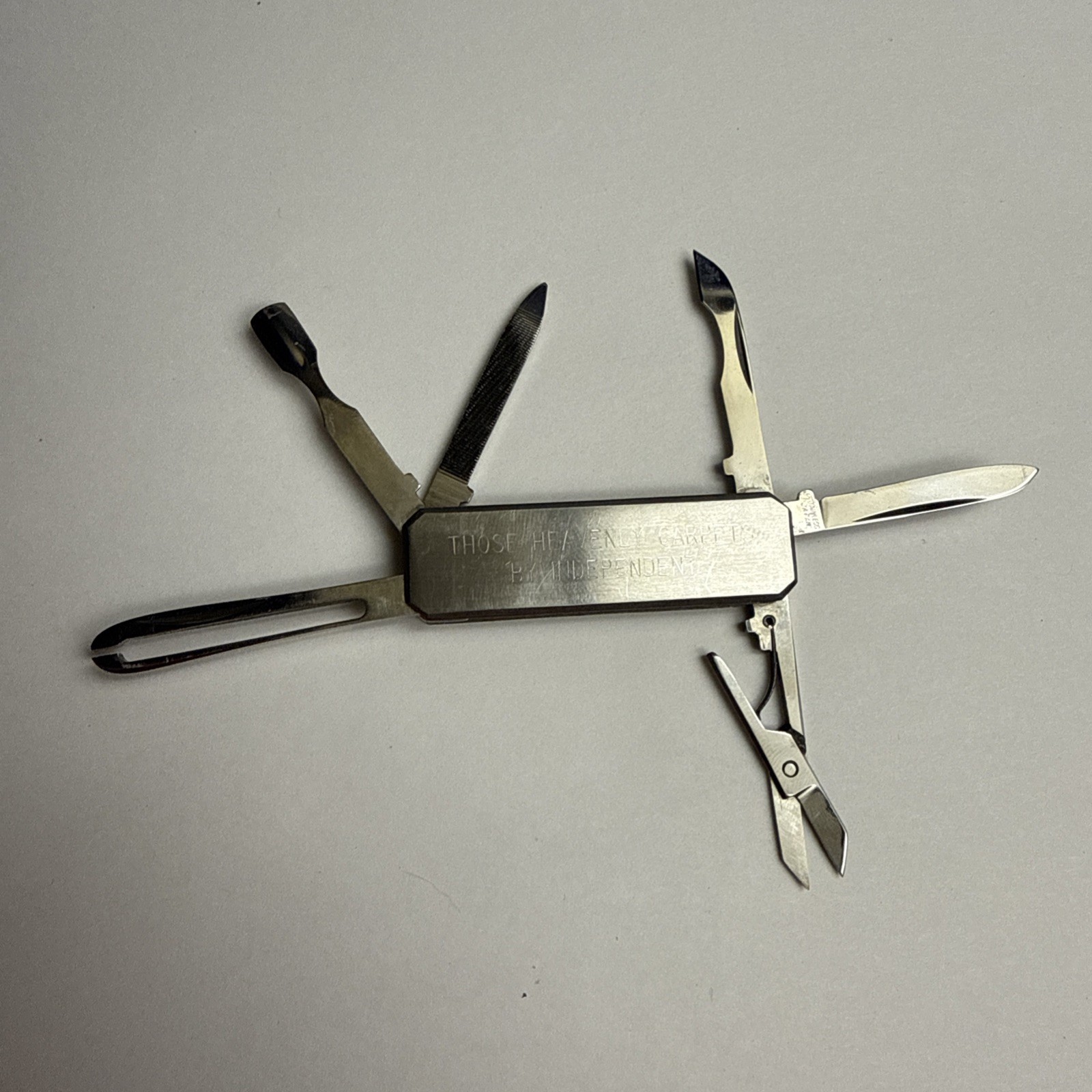 Studio Italy Rostfre Regdes Small Thin Mini Multi-Tool Pocket Knife Scissors Lot