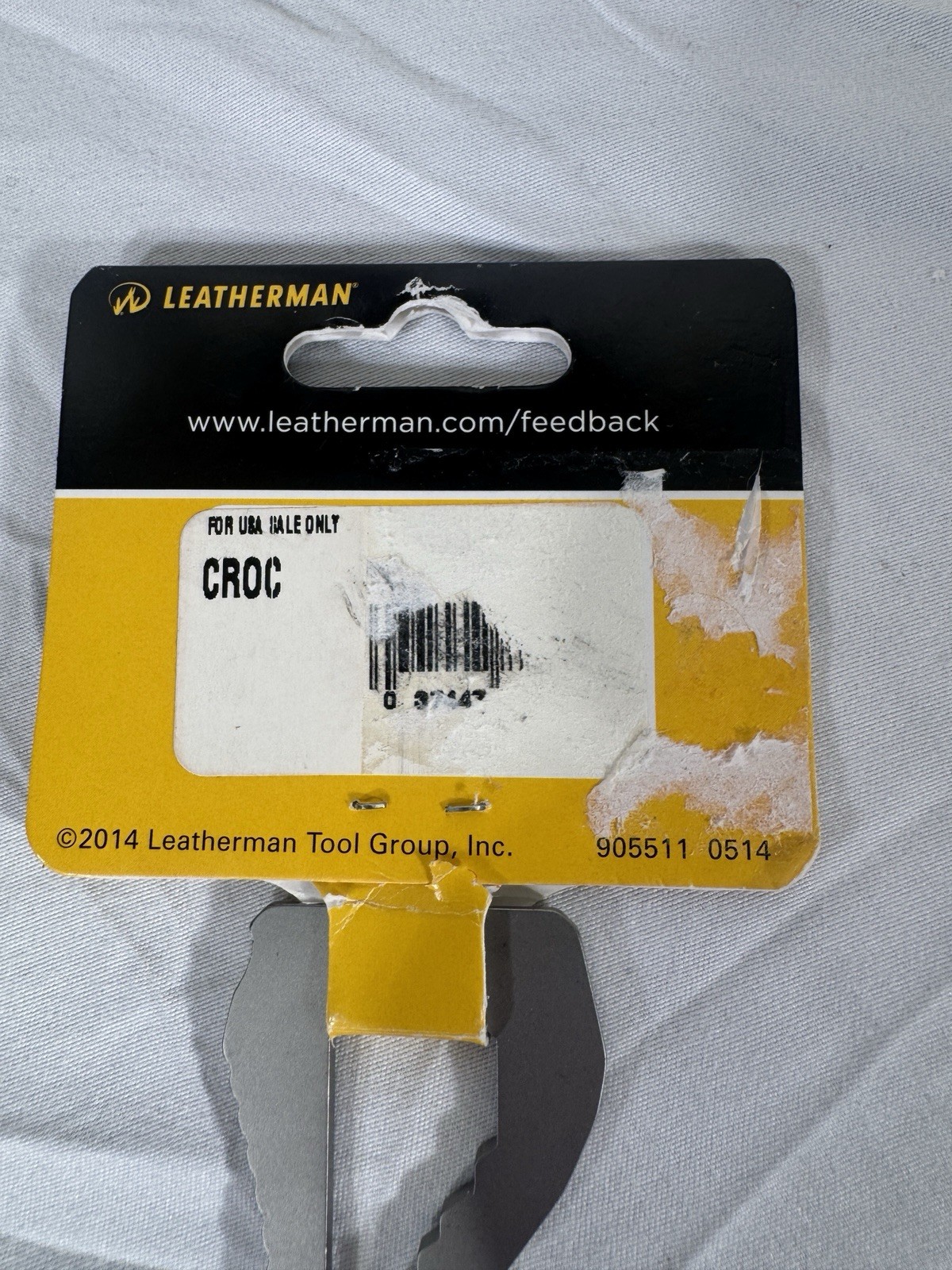 Leatherman Croc Multi-Tool Wrench Bottle Opener Pry-Bar Rare Accessory NEW NIB