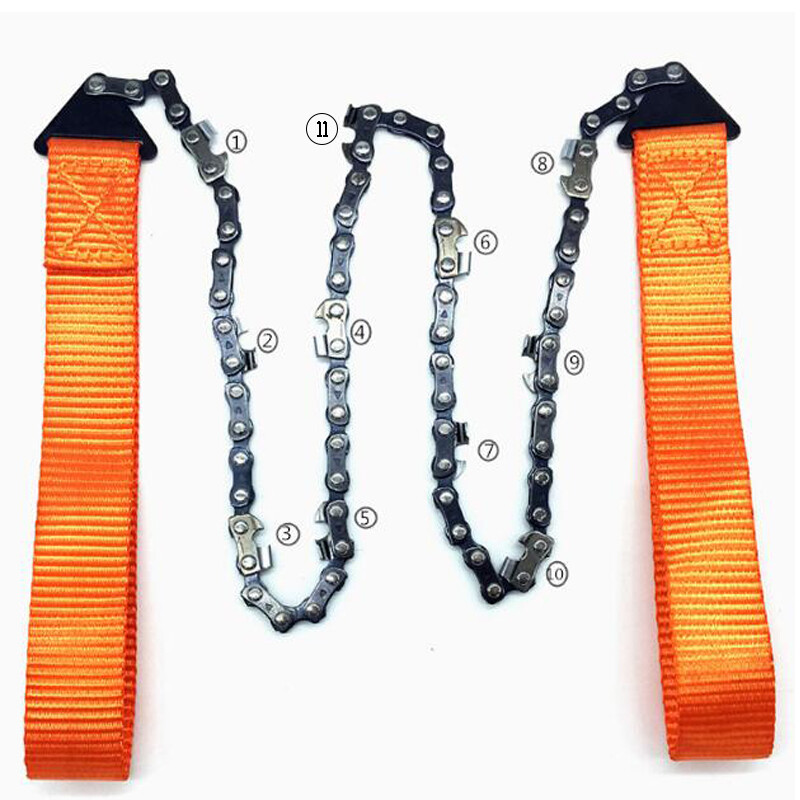 Multiple use portable outdoor survival camping bracelet saw Garden trimmer tools