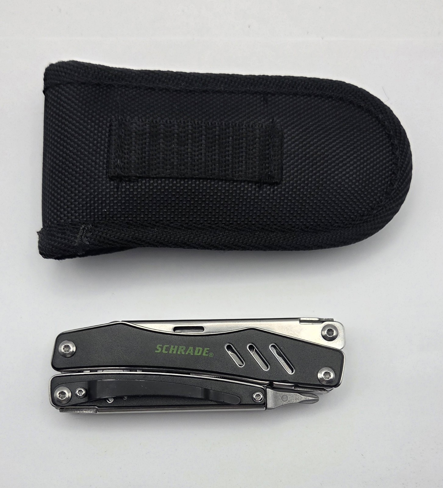 SCHRADE TOUGH TOOL MULTI-TOOL STAINLESS STEEL Excellent Condition