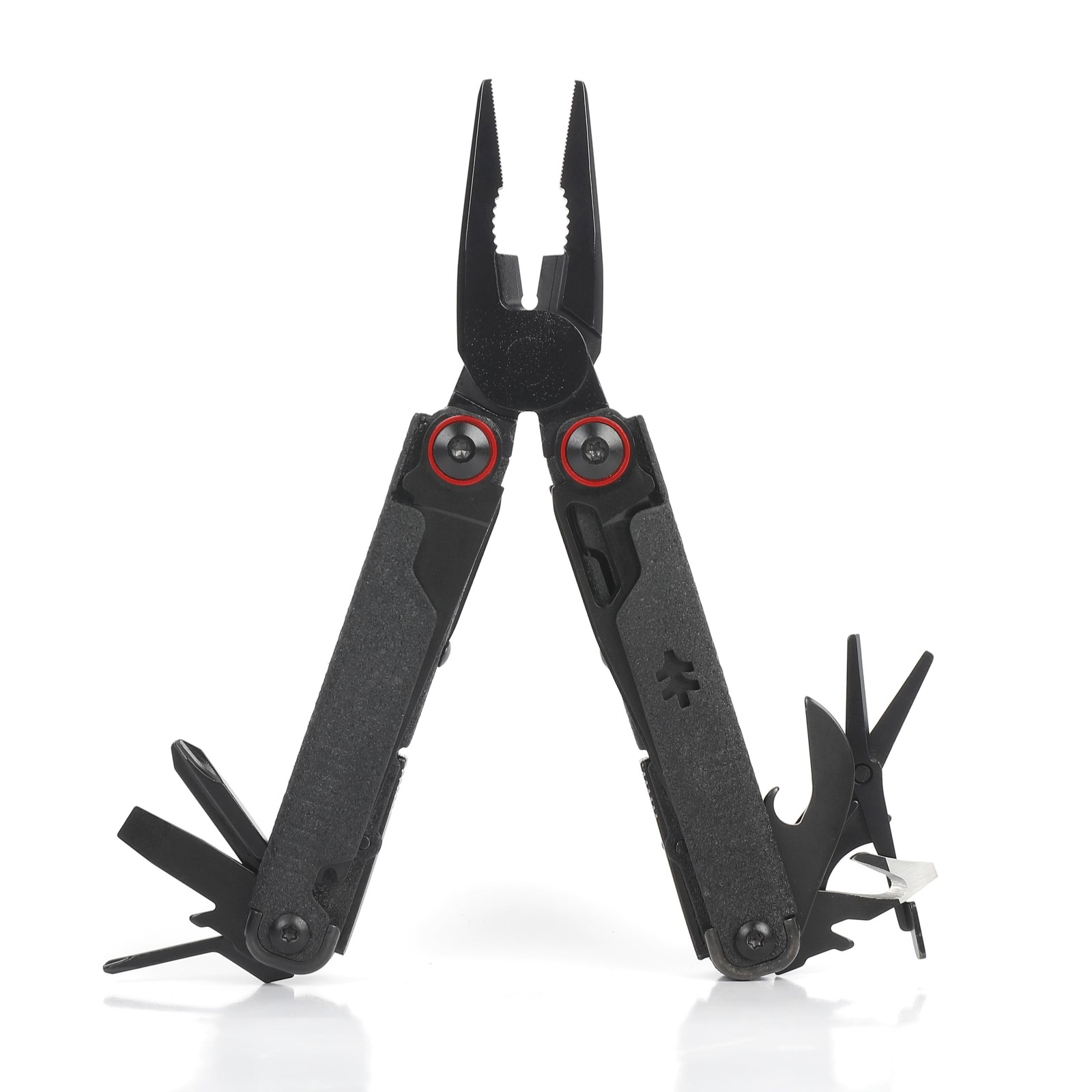 Praktisch Aus-8 Steel 17-in-1 Folding Multi Tool W/ Leather Sheath