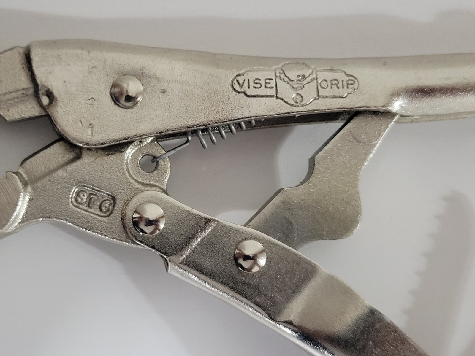 Vise Grip Schrade Petersen Dewitt ST6 Multi Tool Locking Pliers Needle Nose USA!