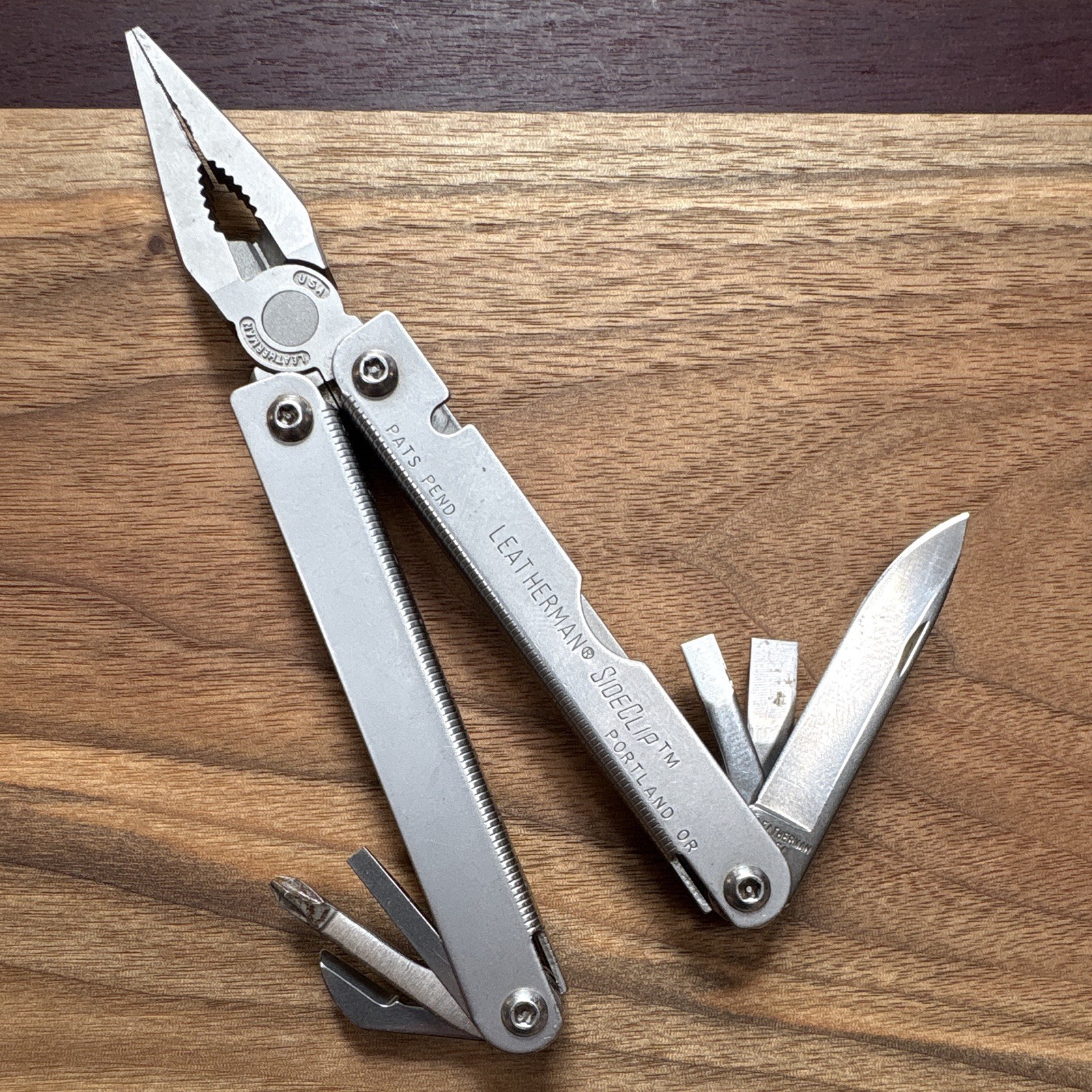 Vintage Leatherman Sideclip Multi-Tool-broken pocket clip February 98 date