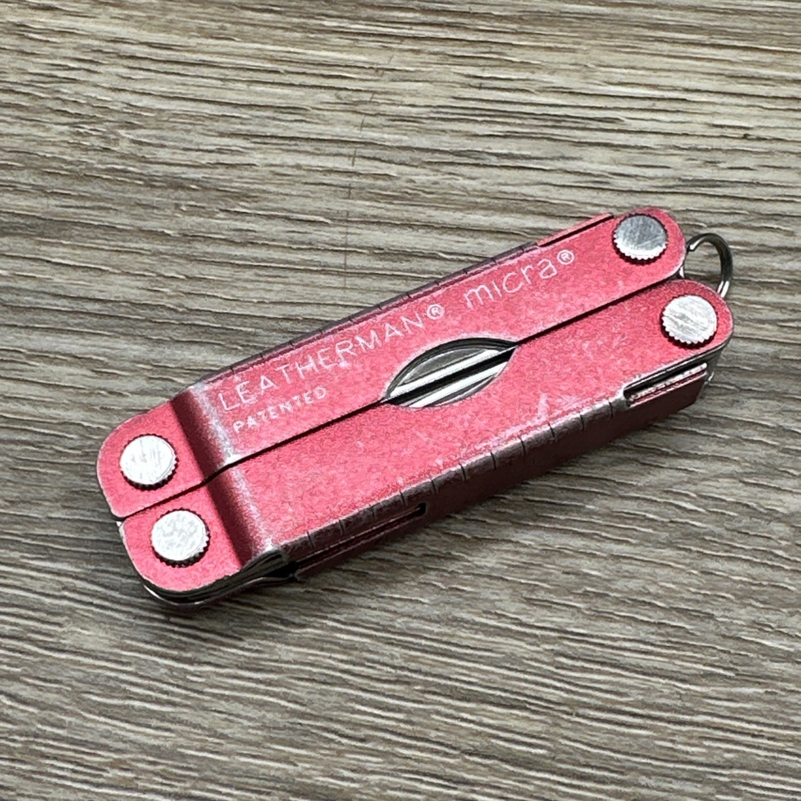 Leatherman Micra Multi-Tool, Knife, Scissors, Key Ring, Red!