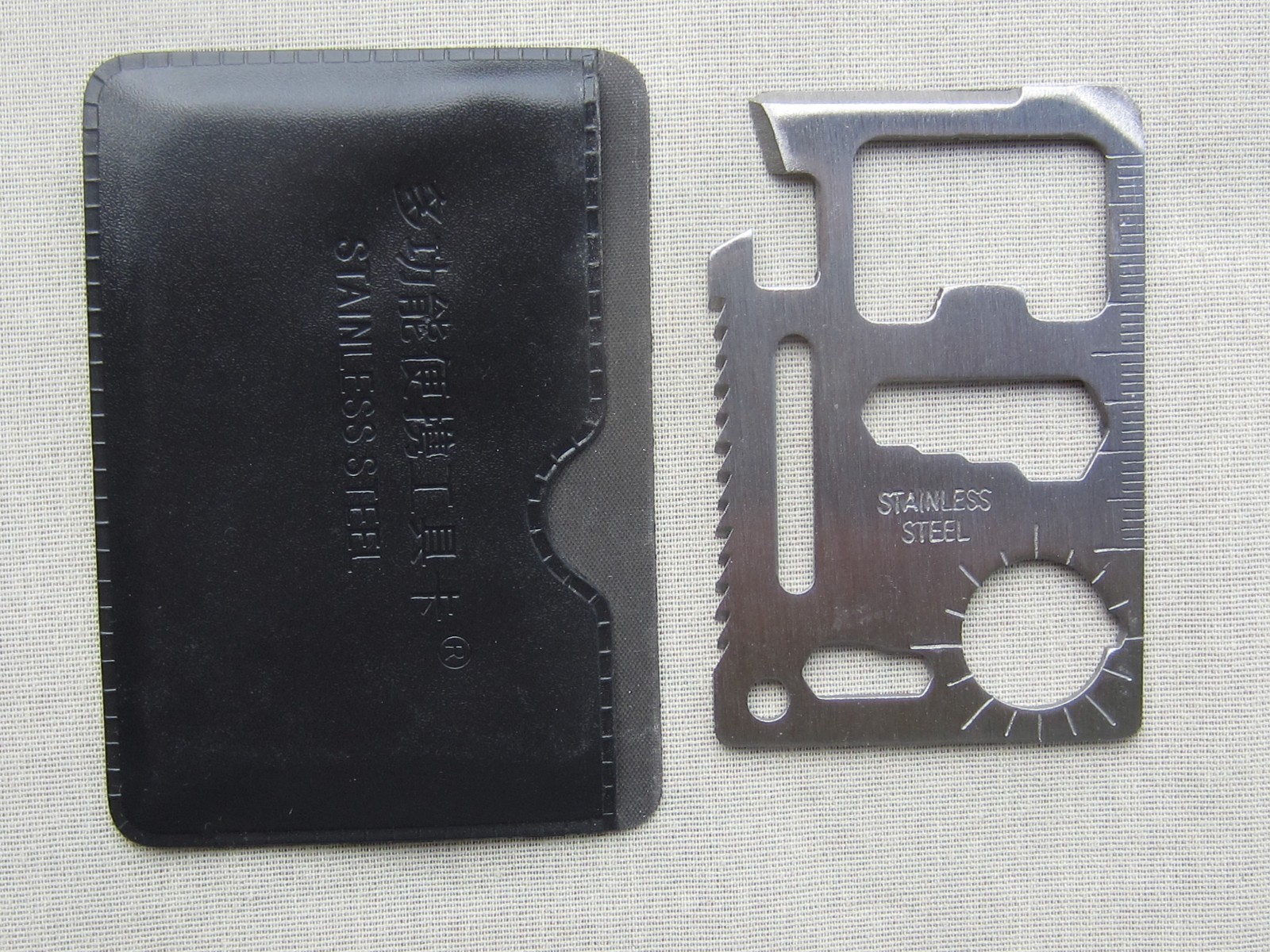 11 in 1 Multi Purpose Pocket Survival Camping Stainless Steel Knife Tool
