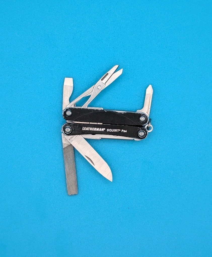 Leatherman SQUIRT PS4 Multi-Tool With Pliers Scissors Knife BLACK!