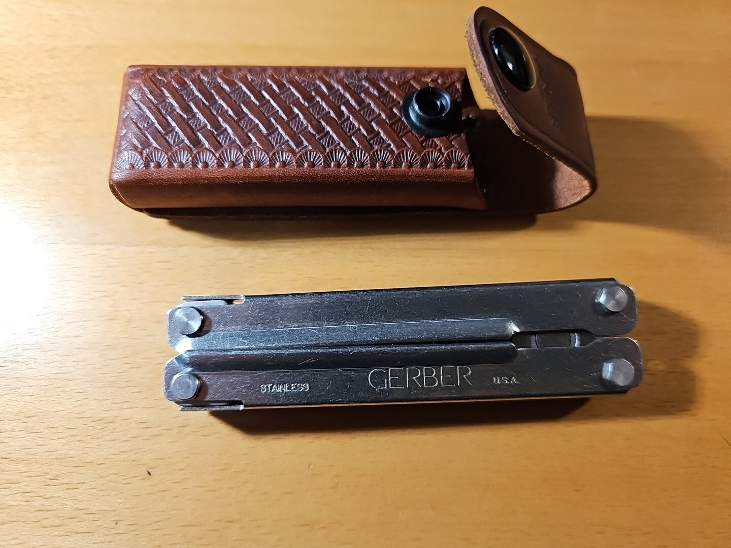 Vintage Gerber MPT Multi Tool First Production & Leather Belt Pouch