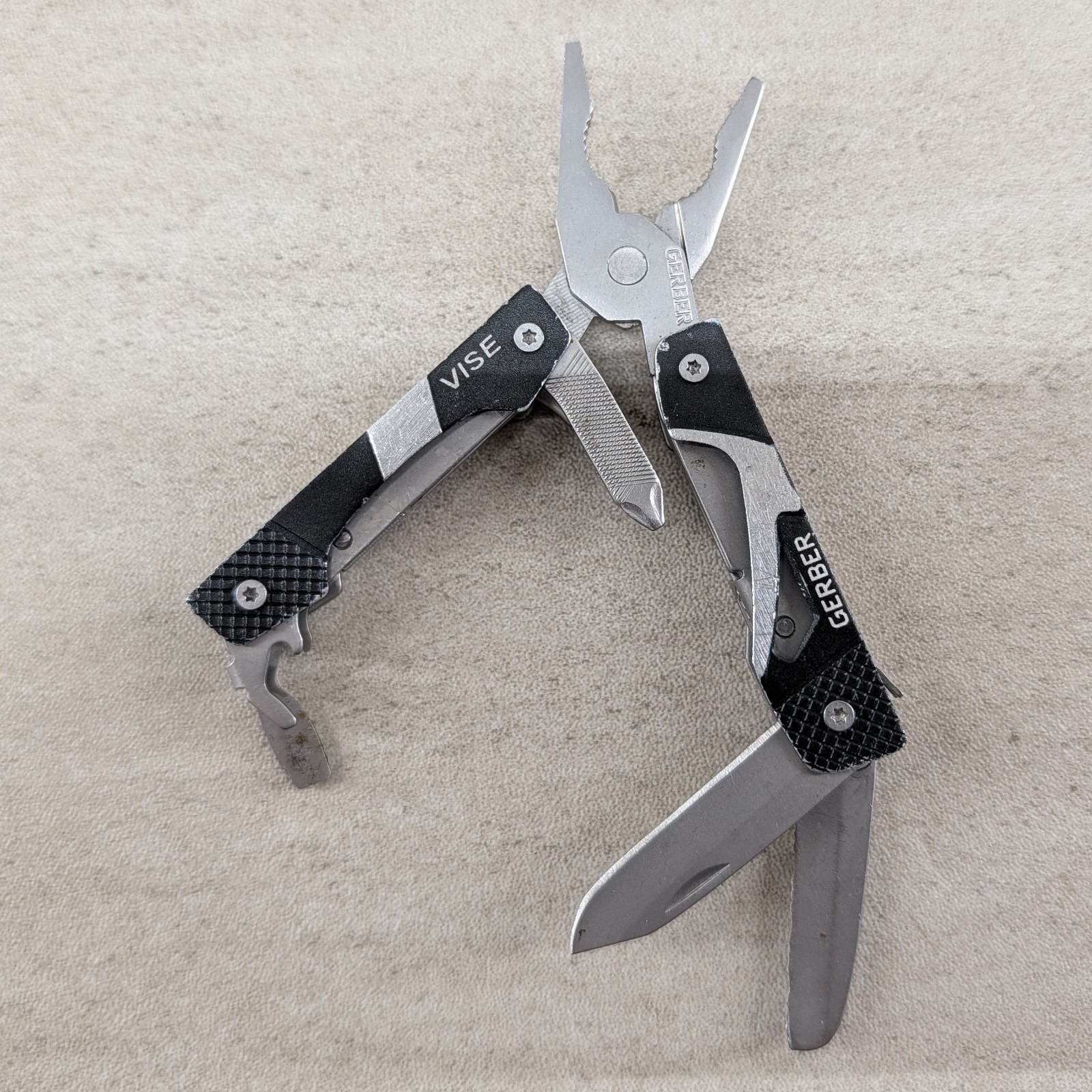 Gerber Multi-Tool Knife Lot MP600 Multi-Plier USA Vise Keychain Folder 3 Piece