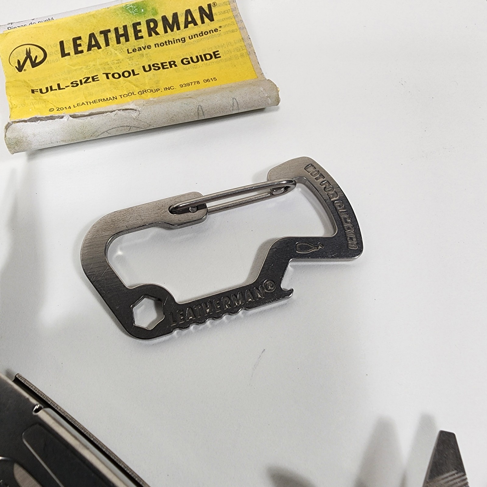 Leatherman Sidekick Multi Tool Pocket Knife Stainless Carabiner Case Clean