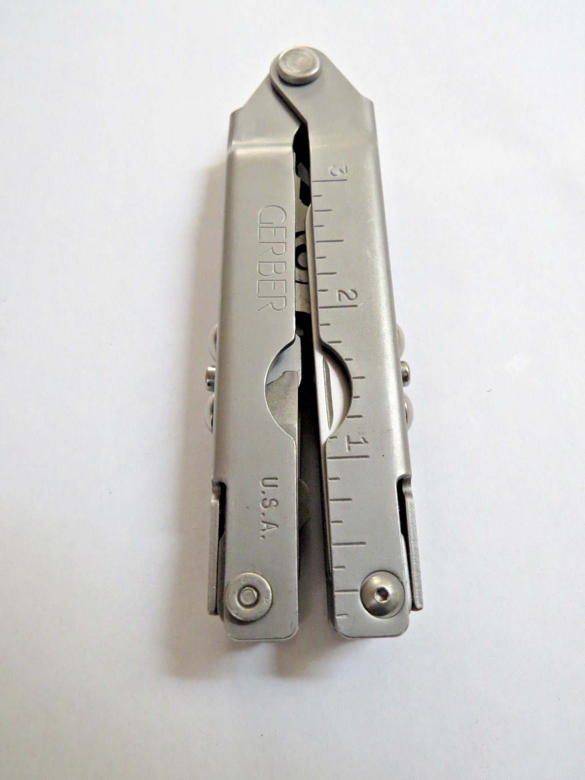 Vintage Stainless Gerber MP600 Blunt Nose Multi Plier Folding Tool No Plastic