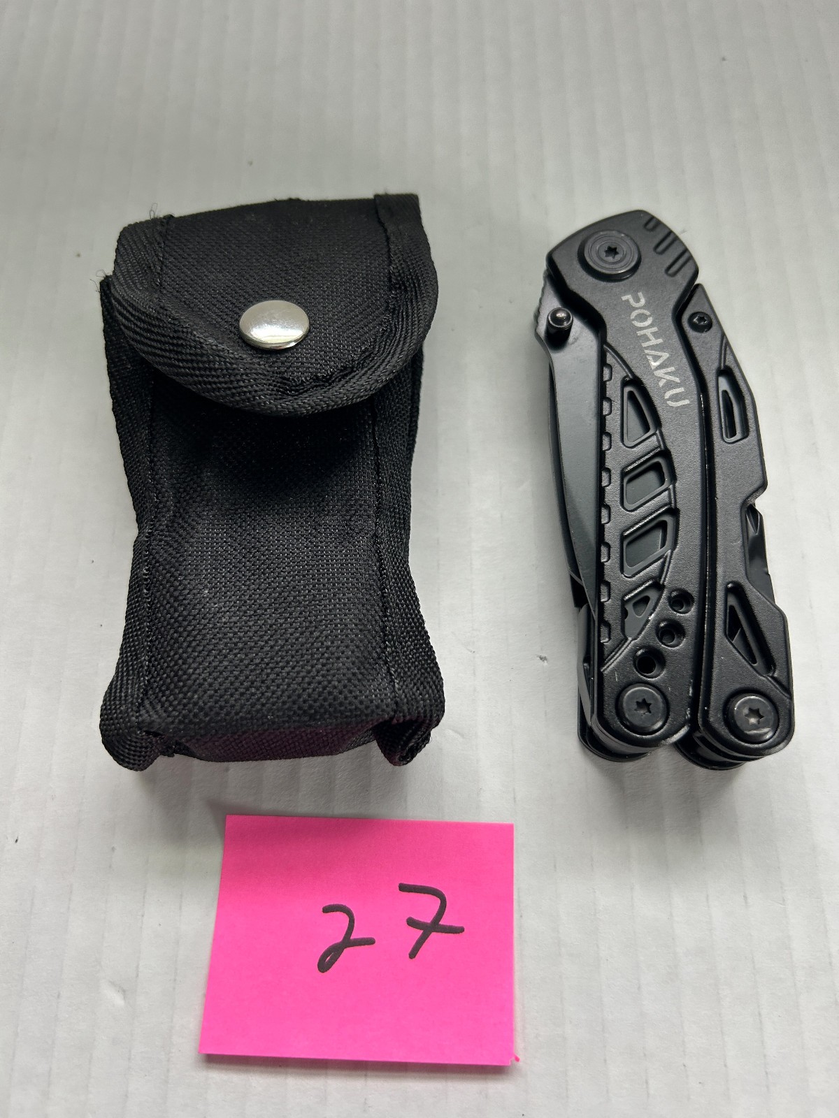 Pohaku Multi Tool with belt holder