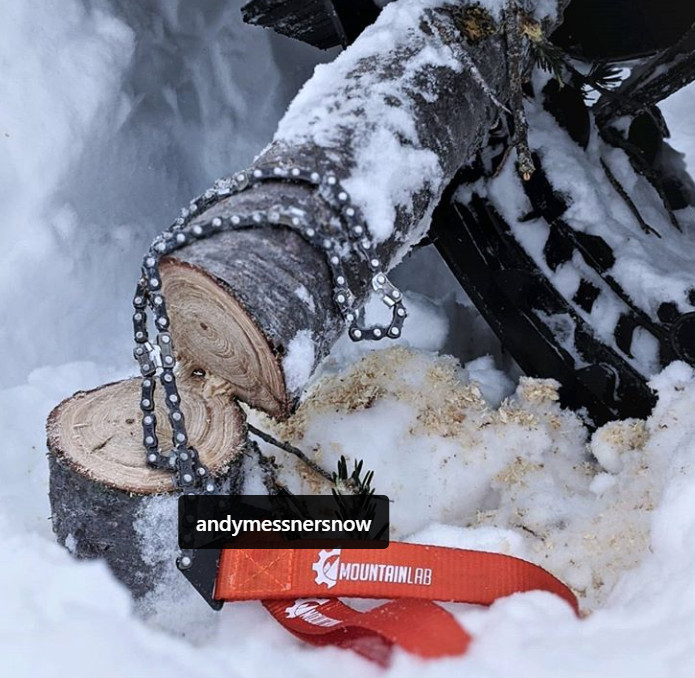 Mountain Lab Backcountry Pocket Style Hand Chain Saw, Snowmobile, Ski, Snowboard