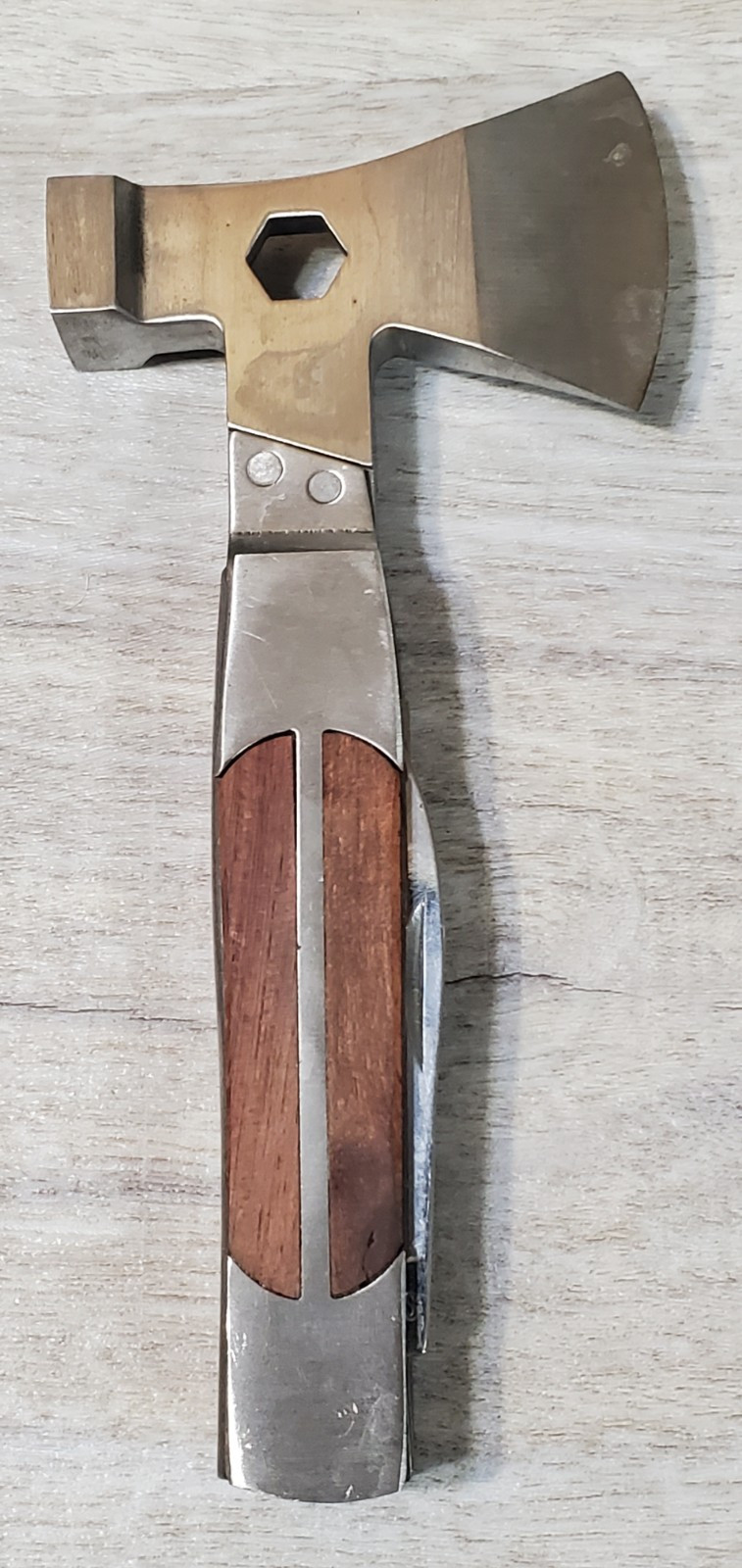 Sheffield Axe Multi Tool Camping Knives Utility Phillips Screwdriver Hammer 12/1