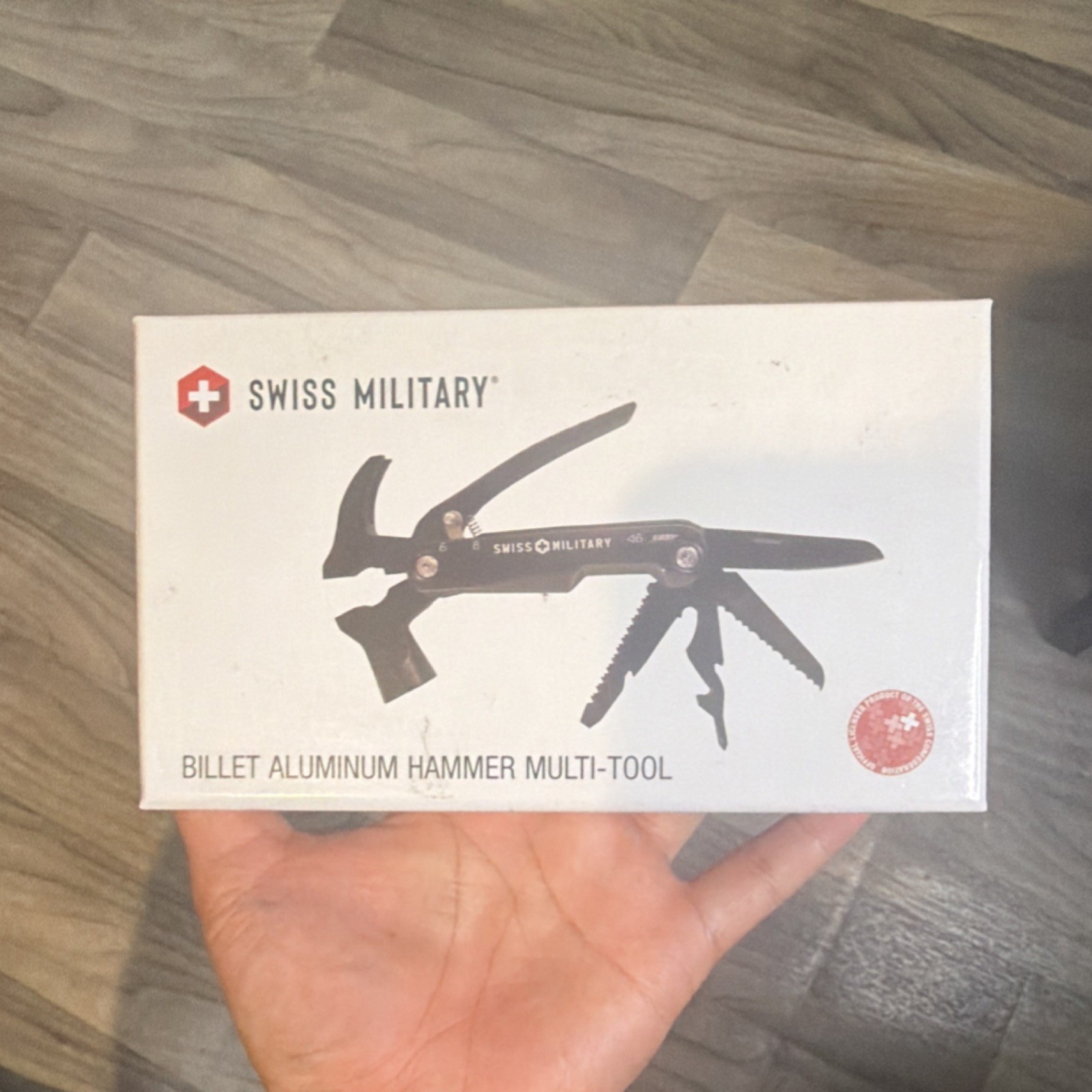 Swiss Military Billet Aluminum Hammer Multi-Tool Black