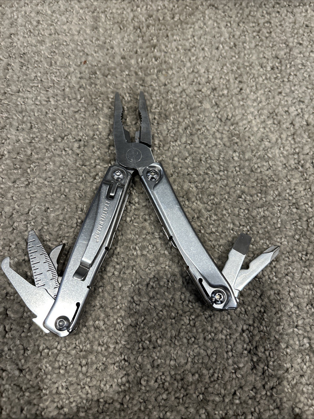 Leatherman 832127 Rev Stainless Steel Multi-tool With Pocket Clip