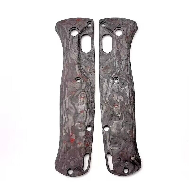 1 Pair 3K Carbon Fiber Handle Scales For Benchmade Bugout 535 Knives New