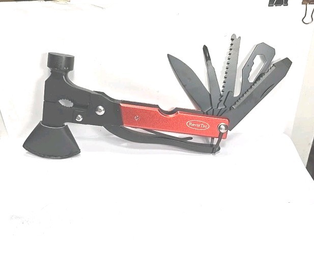 Multi Tool Hammer Saw Axe Knife Wire Cutter Pliers Wrench Screwdriver