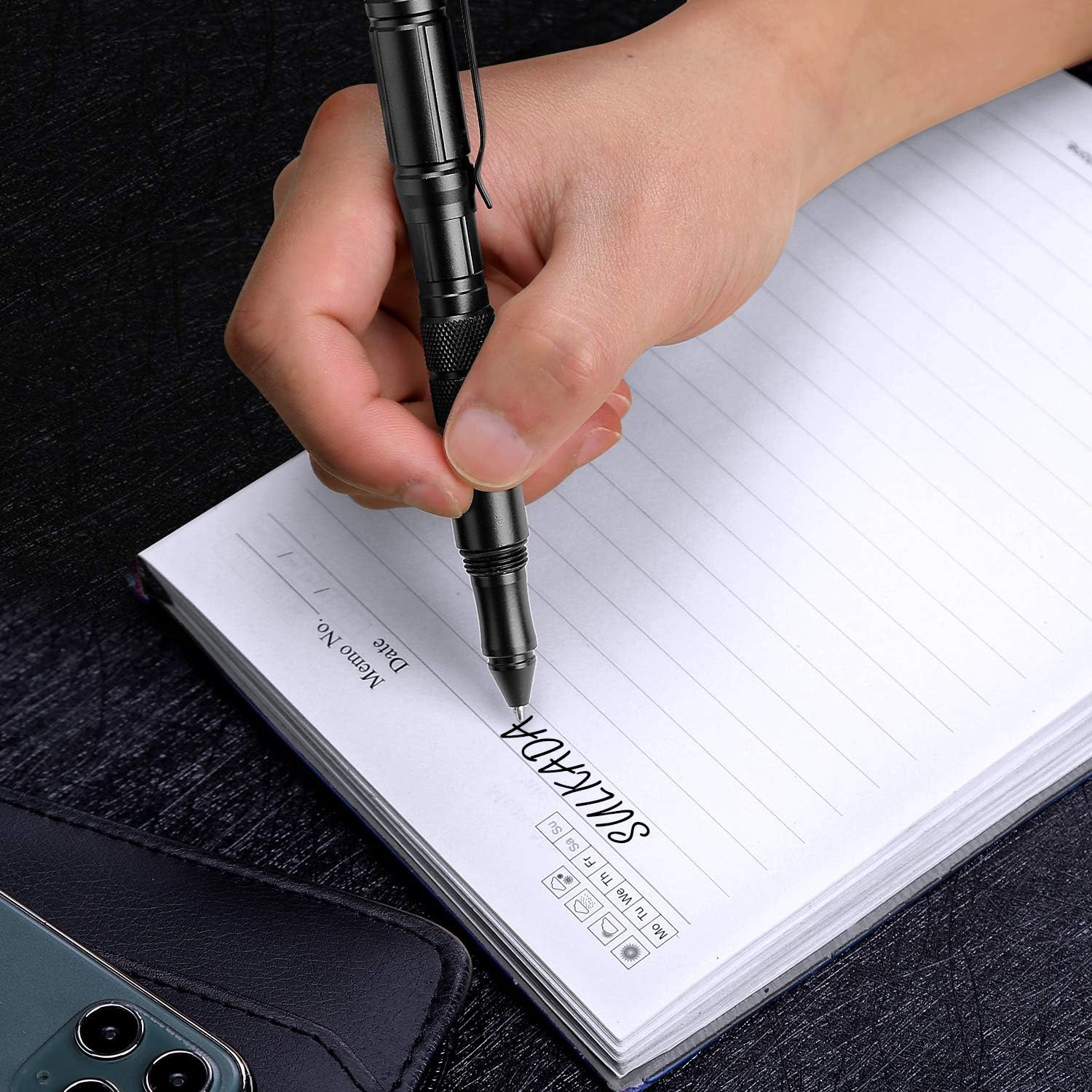 SULKADA Gift for Men Women, Tactical Pen Gift Set, Cool Gadget Stocking Stuffer,
