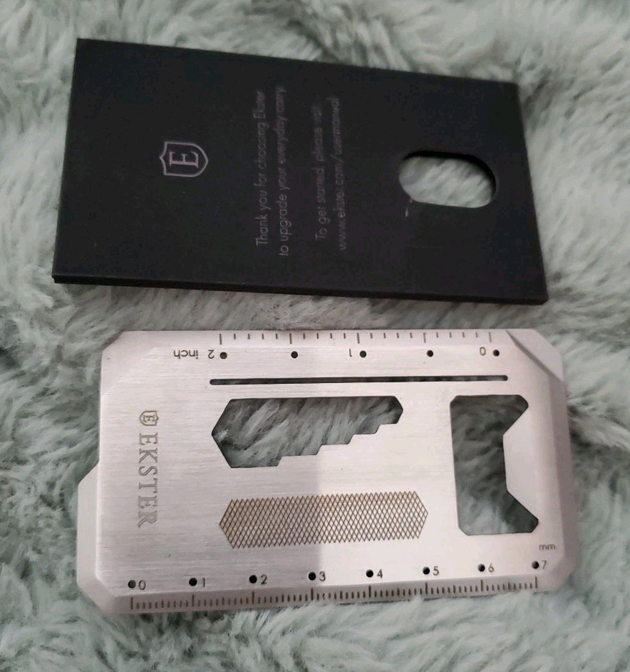 EKSTER WALLET TOOL CARD 8 IN 1 – 304 STAINLESS STEEL