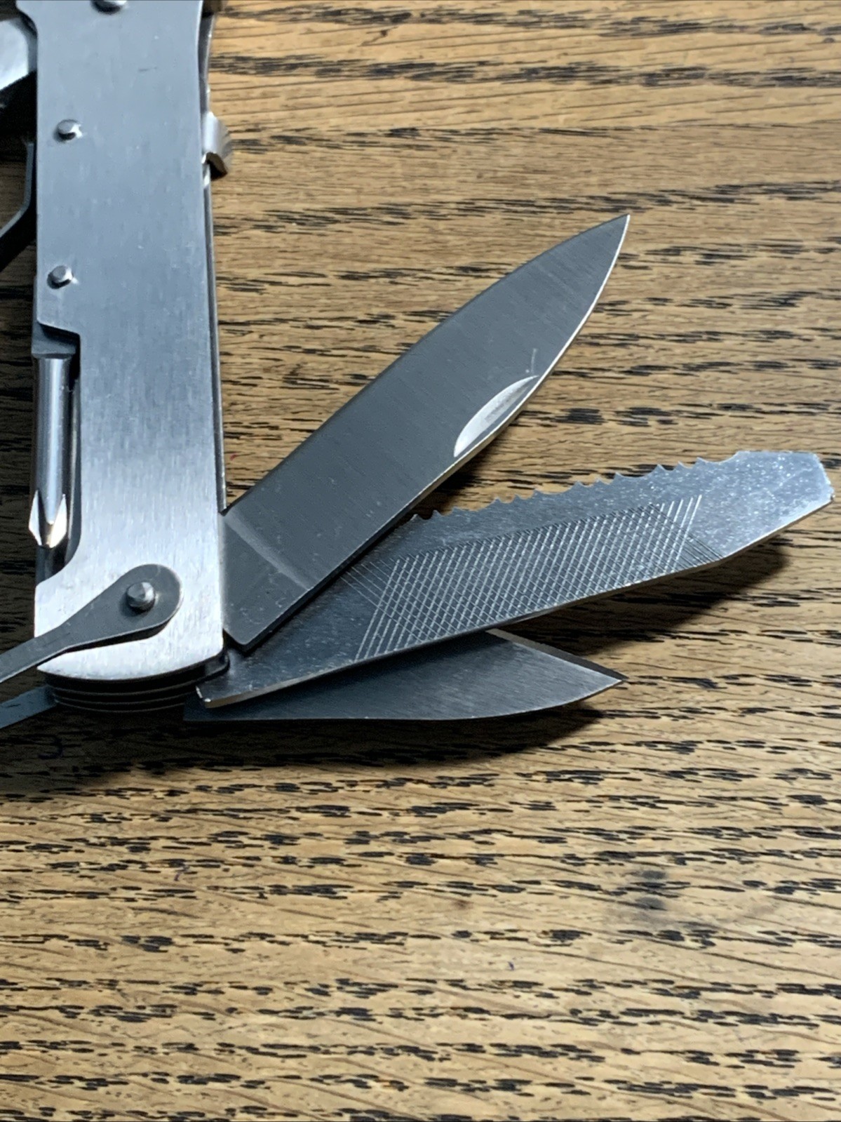 Silver Toned New Multi Tool with Black Case New Never Used