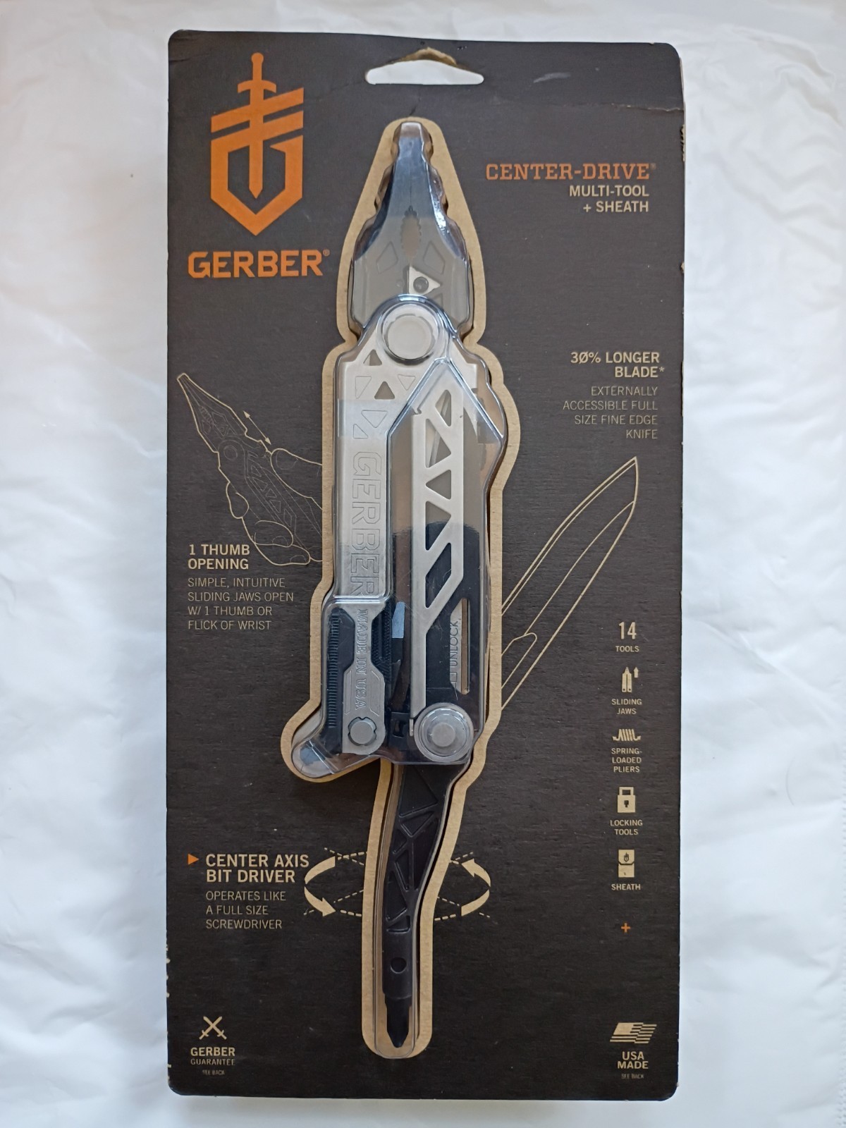 Gerber Center Drive Multi-Tool + Sheath 14 Tools