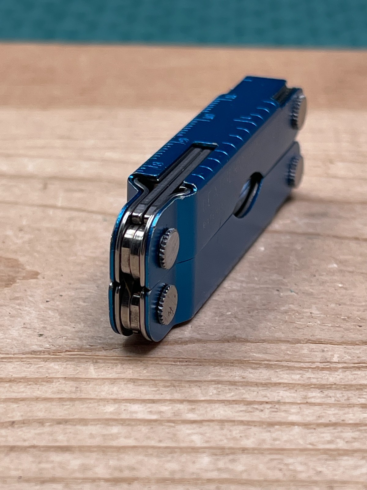Leatherman Micra Blue Anodized Aluminum Multi-tool Knife w/ATF Logo 05/07