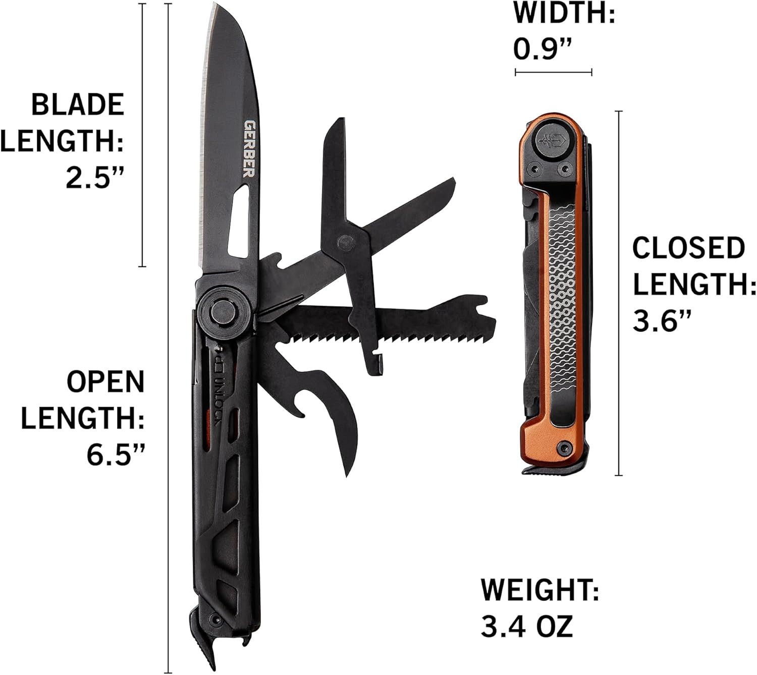 Gerber Gear Armbar Scout 7-in-1 Multi-tool