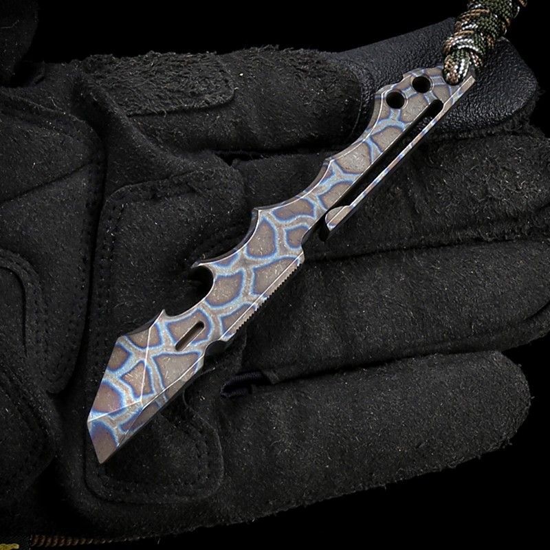 TC4 Titanium alloy Pry Bar with Clip Multi Tool for Outdoor Portable