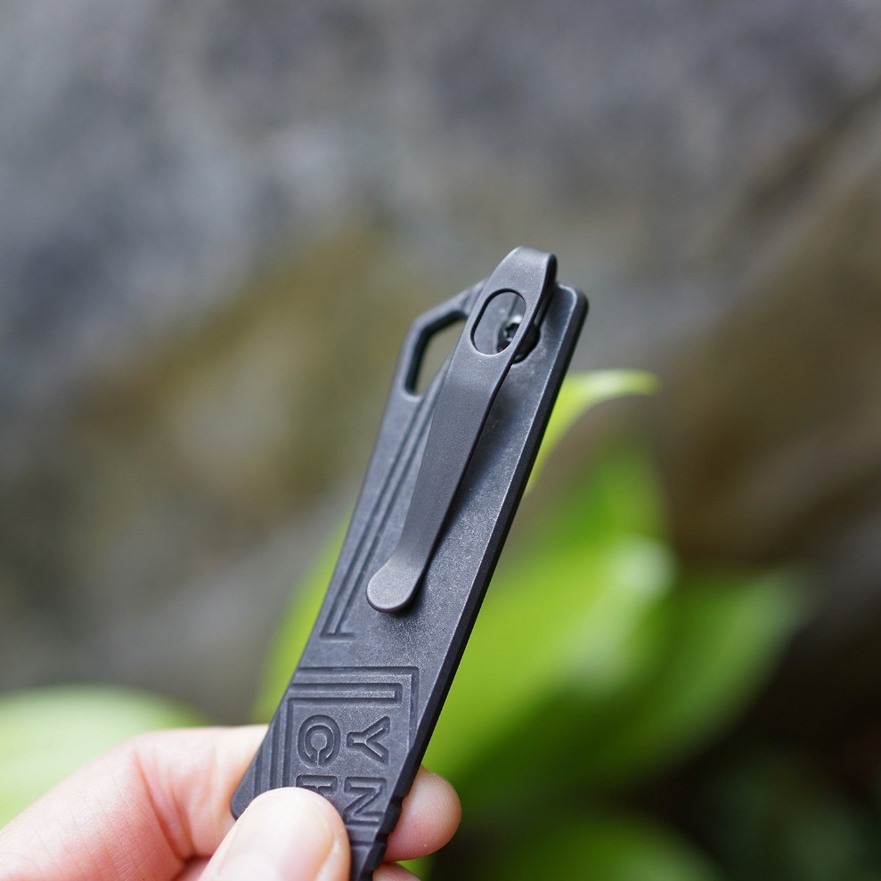Limited edition titanium alloy pry bar EDC outdoor Tool Back Clip