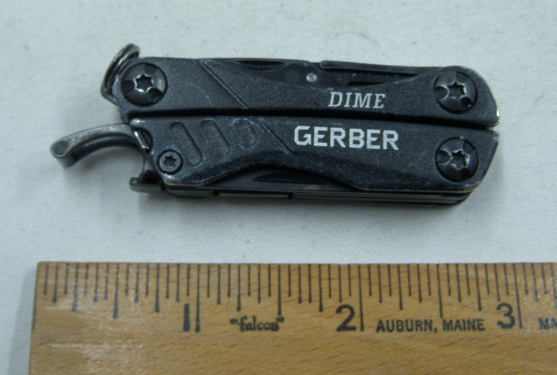 Gerber Dime 4660524D1 Black 11 Function Multi Tool