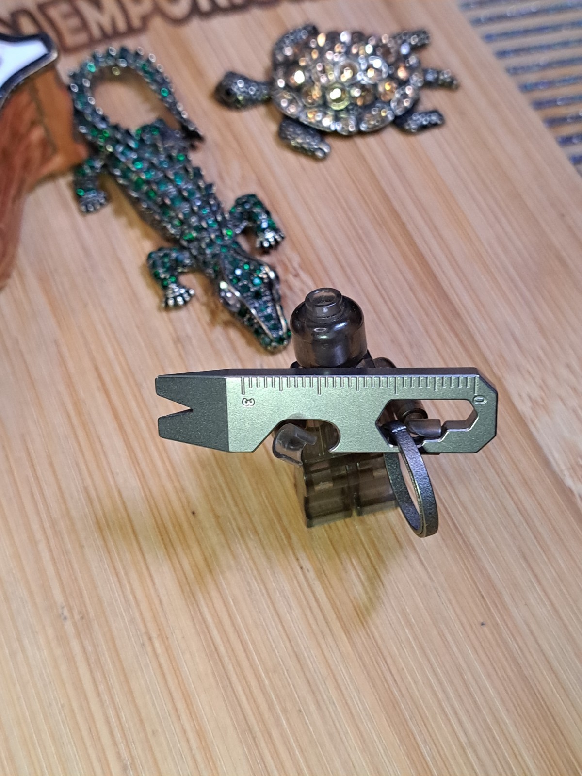MINIMALIST EDC TITANIUM KEYCHAIN MULTI-TOOL BOTTLE OPENER