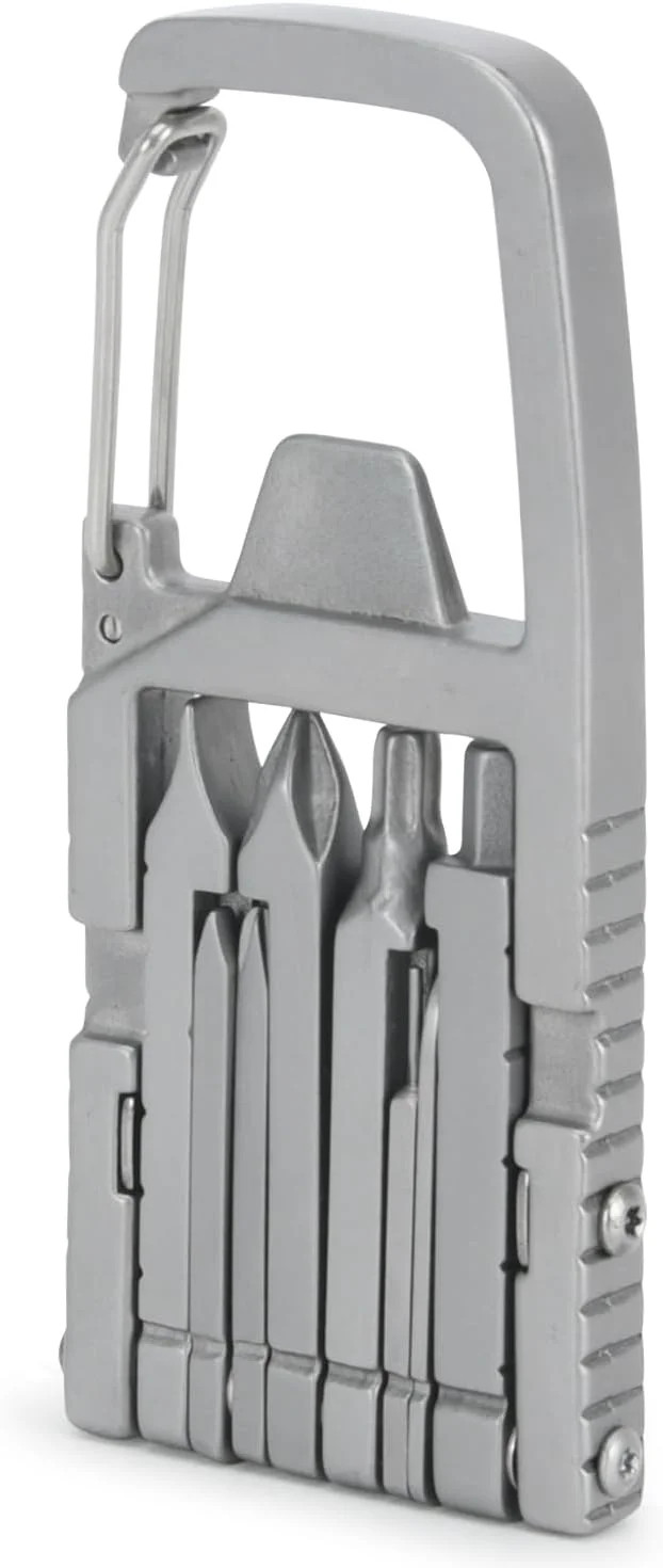Generic 12 in 1 Keychain Multitool Screwdriver Bit Folding Multi Tool Bottle Ope