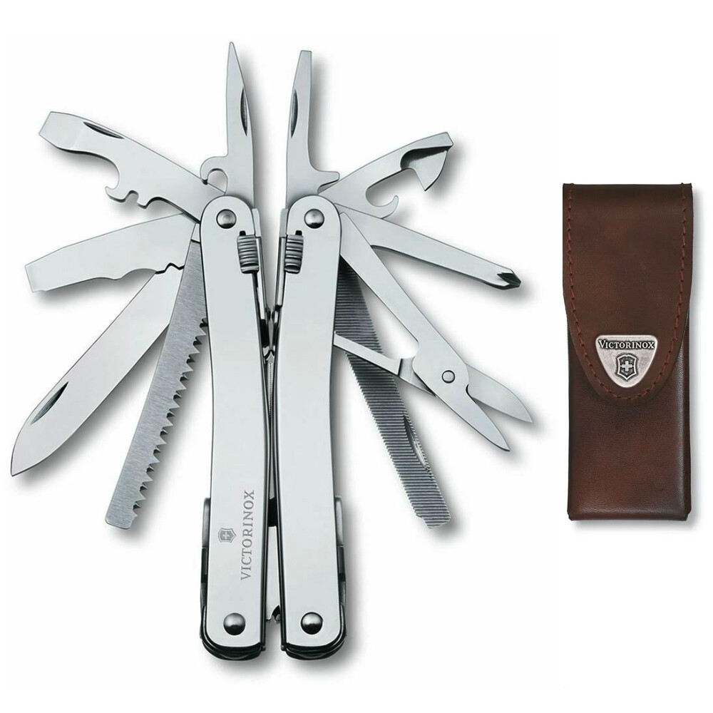 Victorinox SwissTool Spirit X Multi Tool & Leather Sheath – 26 Functions 35265