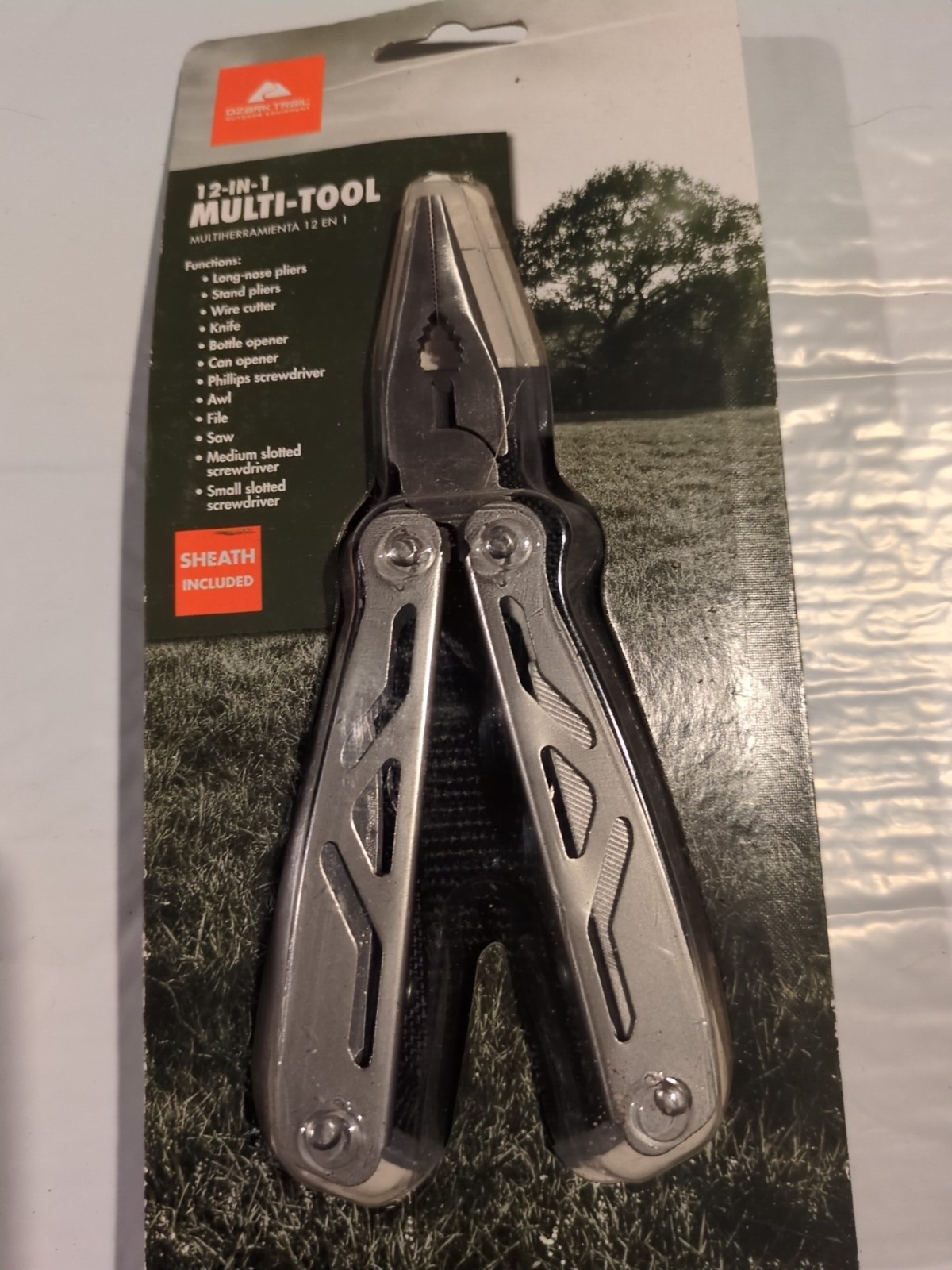 Ozark Trail Multi Tool 12-in-1 w/ Sheath Pliers Wire Cutter Opener