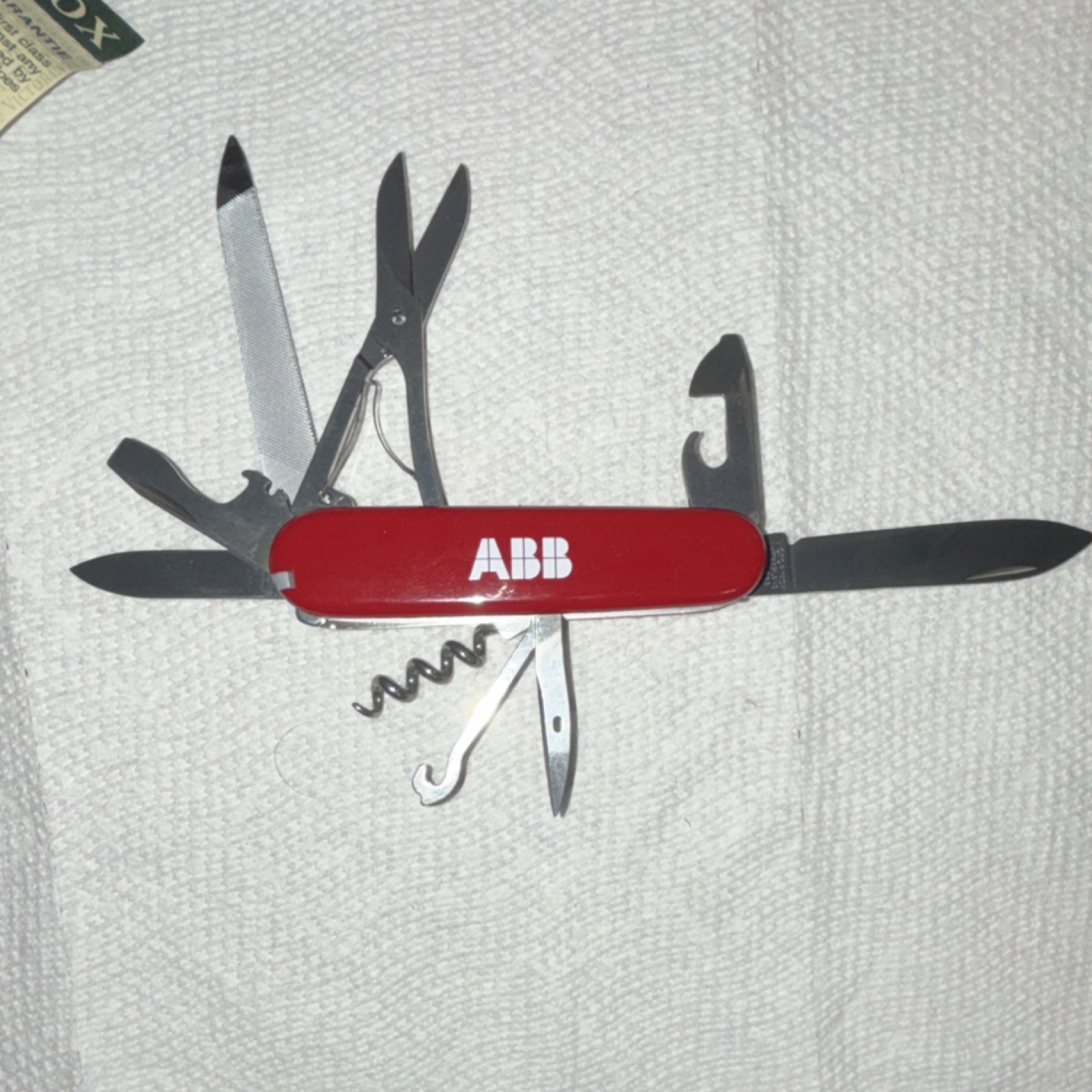 Victorinox Swiss Army Multi-Tool Stainless Steel 9 Tools w/ Case Vintage