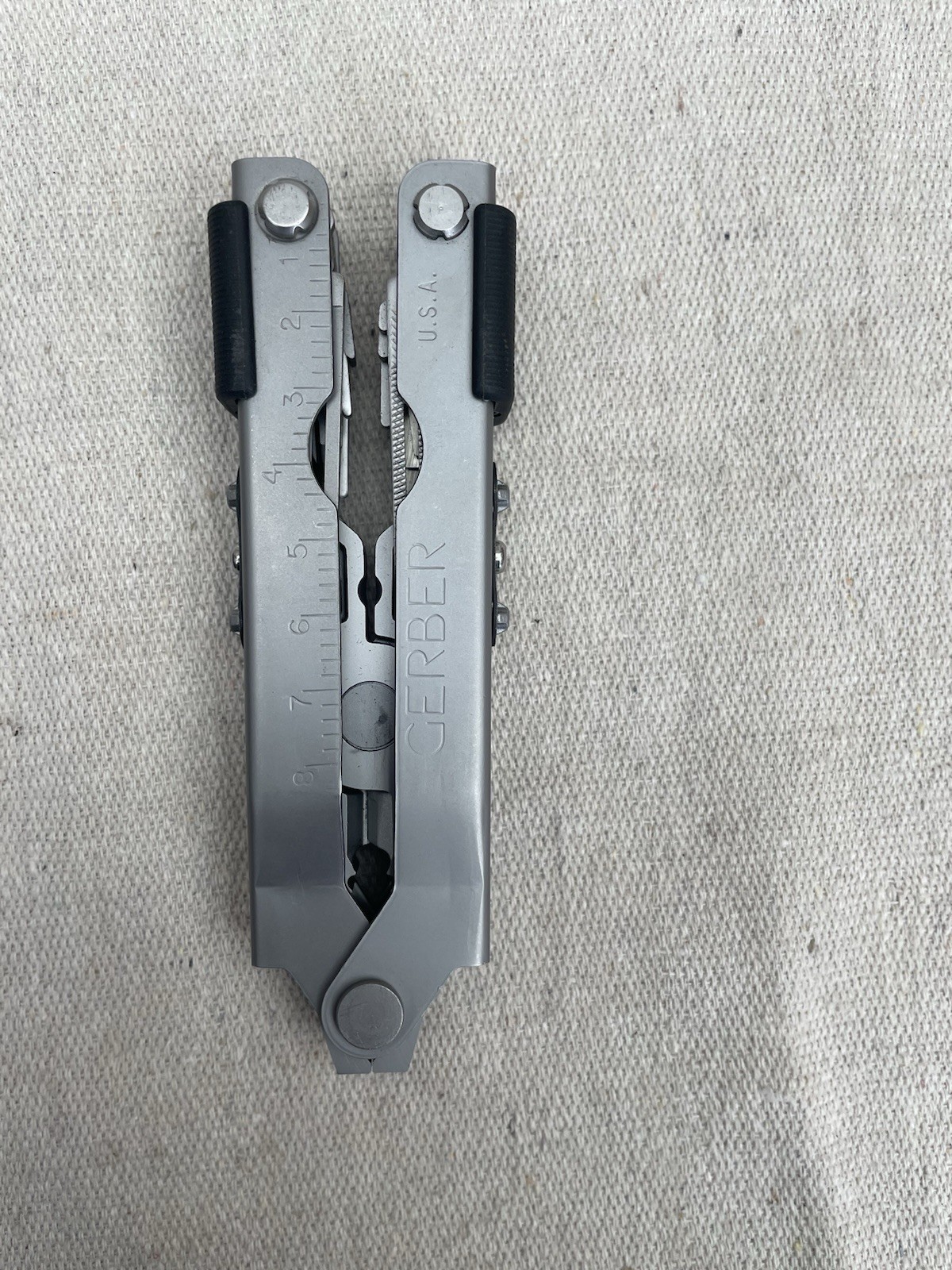 Gerber USA Multi Tool Blunt Nose Pliers Knife W/leather Case