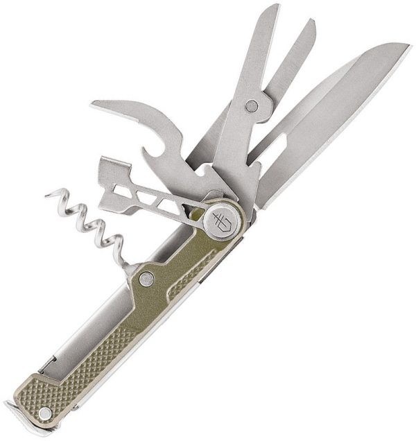 SPECIAL GERBER ARMBAR CORK-GOLD 8-in-1 MULTI-TOOL & KNIFE #30-001583, 3-1/2″
