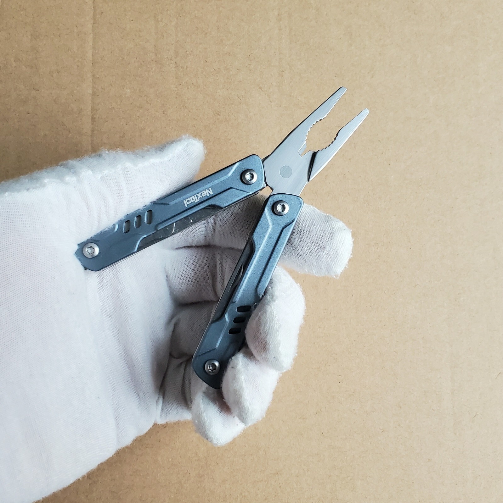 NexTool Mini Sailor Pliers 10-in-1 Multitool Folding EDC Hand Tool Blue 2.64″