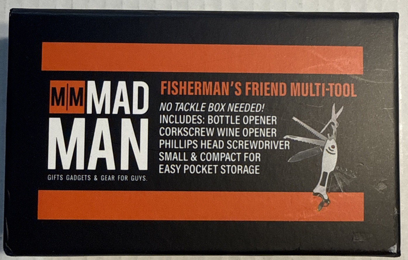New Mad Man gifts Fisherman’s Friend Multi-Tool Bottle/Wine Opener Screwdriver