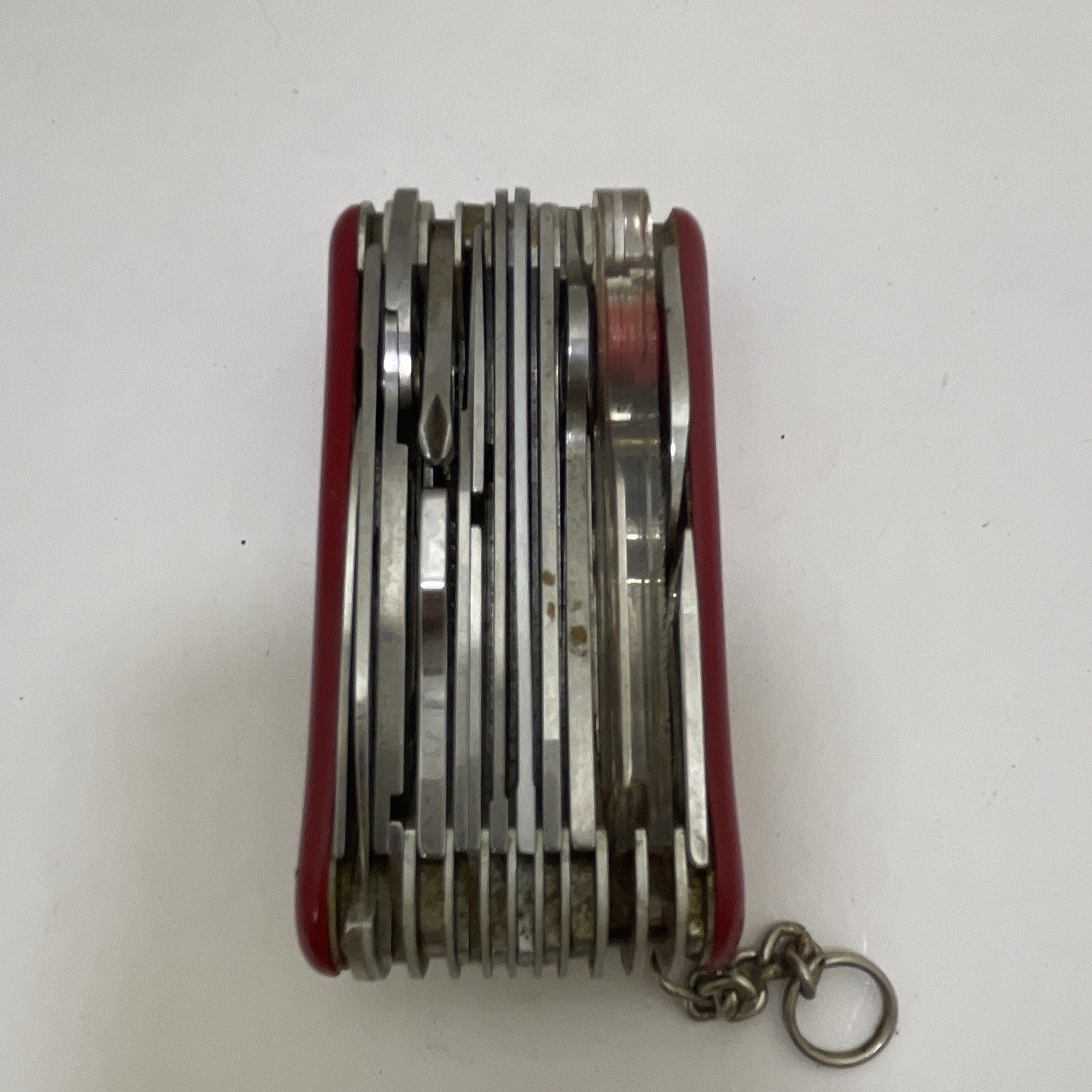 Wenger Swiss Army Knife Multi-Tool 15+ Tools 2.5in SS Blade Keyring Red