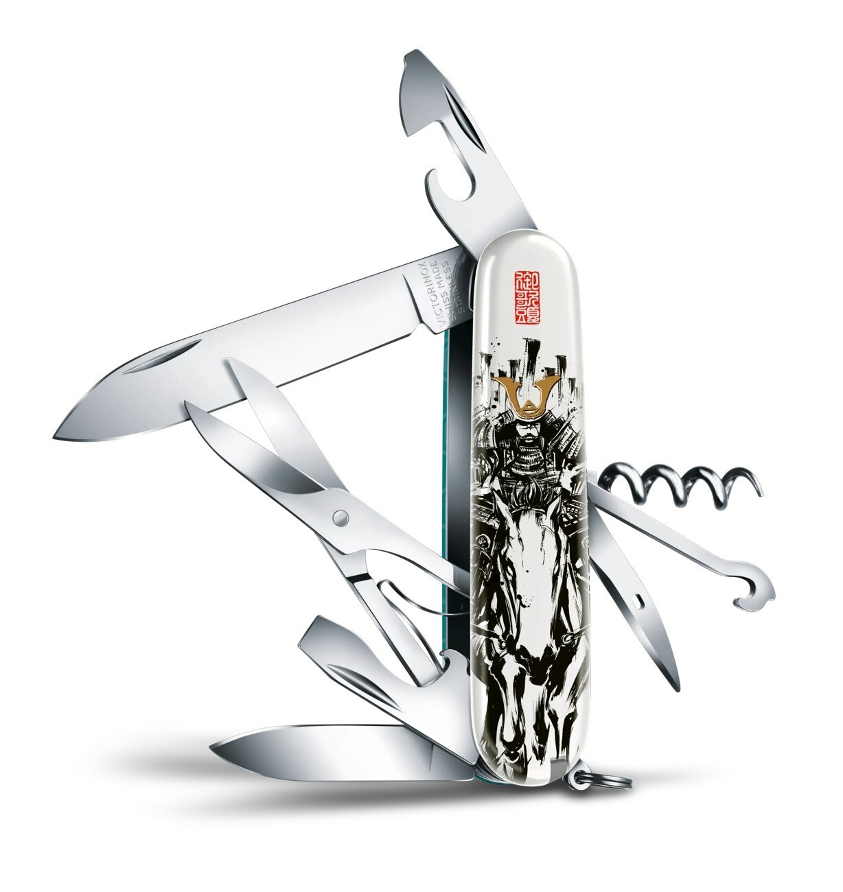 VICTORINOX Climber Sengoku Sumie Hojo Ujiyasu Medium Multi Tool Knife New Pre