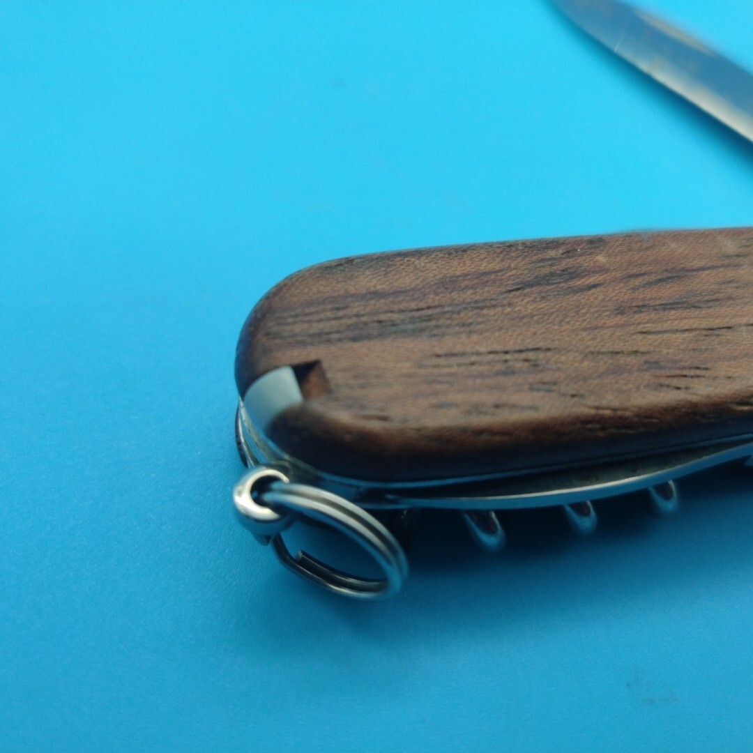 Victorinox Sportsman Wood Swiss Army Knife with Walnut scales- hunt, fish, camp